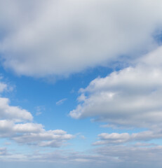 Obraz premium sky replacement clouds and blue sky background vertical