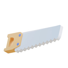 3d illustration of chainsaw
