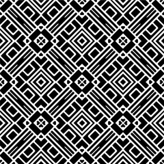 Vector geometric ornament in ethnic style. Seamless pattern with  abstract shapes, repeat tiles. Repeating pattern for decor, fabric,textile and fabric.
