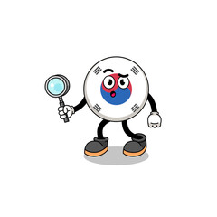 Mascot of south korea flag searching