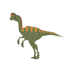 T-rex dino isolated green Tyrannosaurus dinosaur