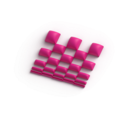 Isometric 3D Geometric Futurism