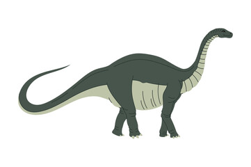 Apatosaurus huge dinosaur with long neck and tail