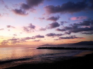 Obraz premium sunset over the sea