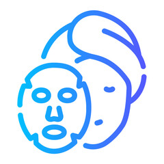 facial gradient icon