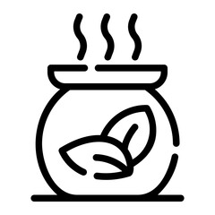aromatherapy line icon