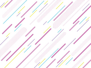 背景画像 透過 ポップ 斜線 ドットかわいい カラフル ポップ ピンク色