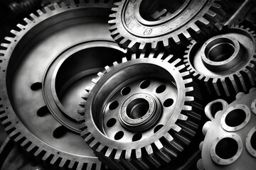 Beautiful illustration from engins that conncect (AI Generated)