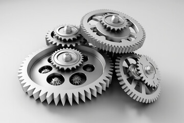 Beautiful illustration from engins that conncect (AI Generated)