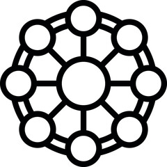 Acid hormone icon outline vector. Amino peptide. Structure ozone