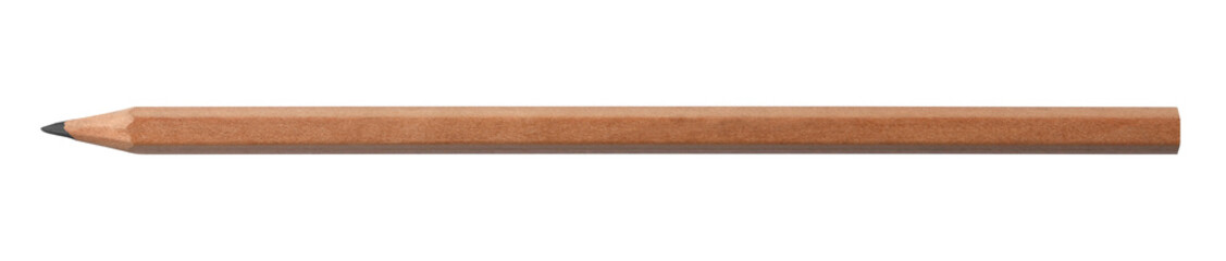 無塗装の木の鉛筆