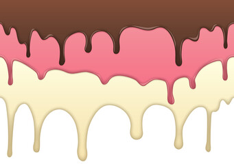 横にリピートできる流れる3色の液体