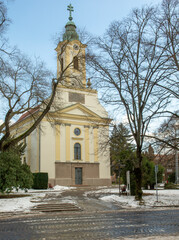 St. Michael the Archangel Roman Catholic Church in Zlate Moravce. Slovakia.