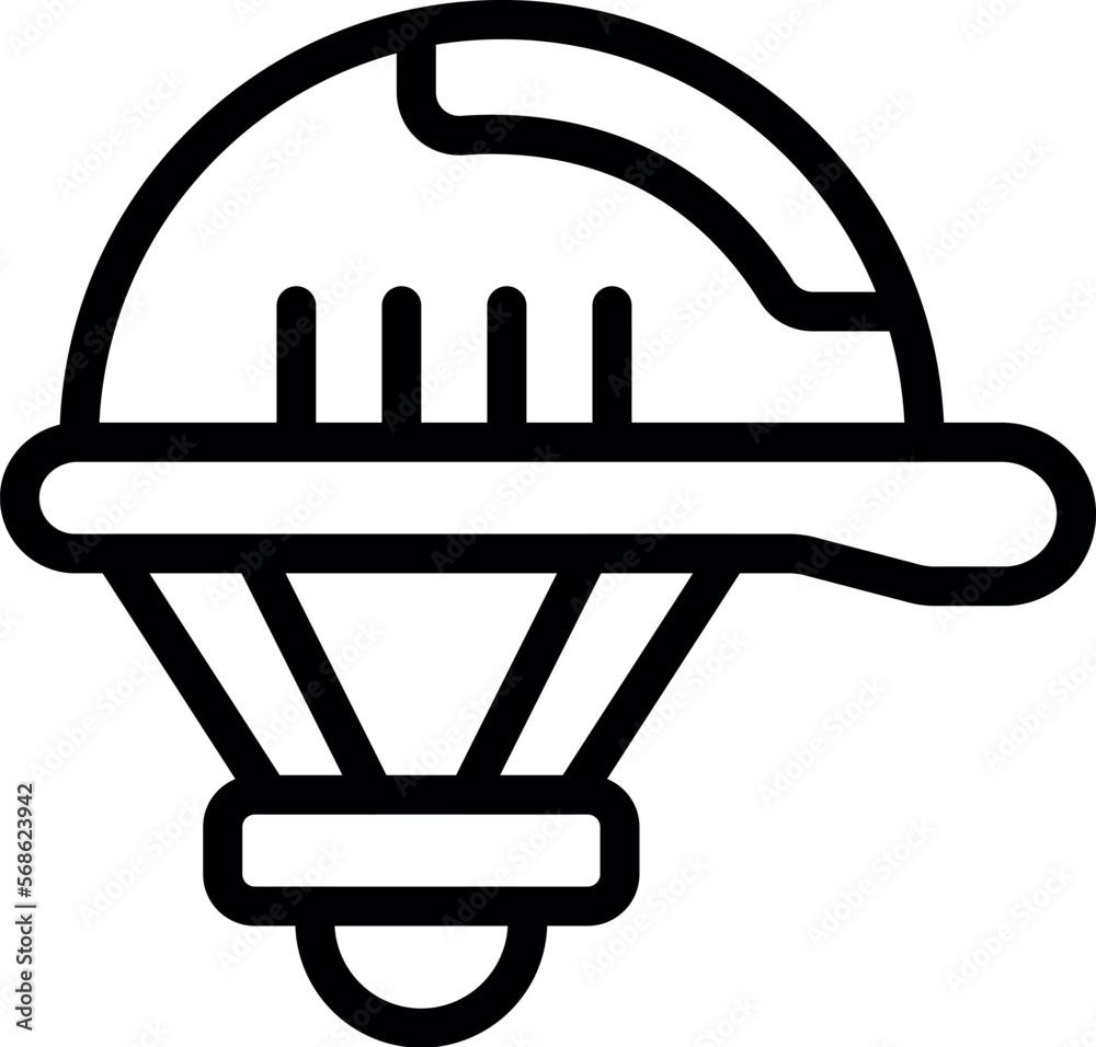 Poster new factory idea icon outline vector. machine work. computer robot