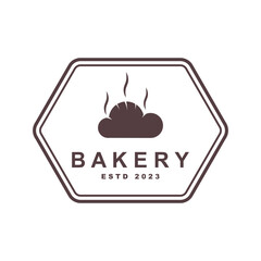 bakery logo template vector illustration