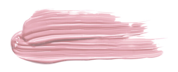 Shiny pink brush isolated on transparent background. pink watercolor png
