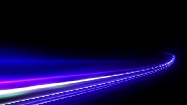 Neon Light Streaks