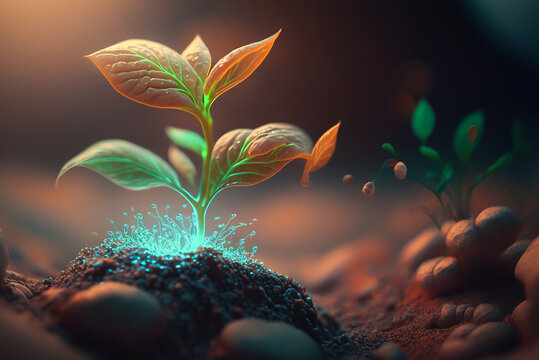 Green sprout,Generative Ai