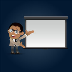 People Set - Business - African businessman set 