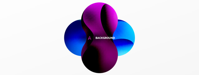 Circle geometric background. Abstract modern backdrop. Vector Illustration For Wallpaper, Banner, Background, Card, Book Illustration, landing page