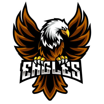 Eagle Mascot Character Logo Designs