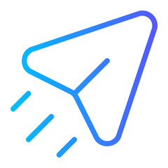 send mail gradient icon