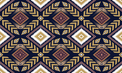 Geometric ethnic flower pattern for background,fabric,wrapping,clothing,wallpaper,Batik,carpet,embroidery style.