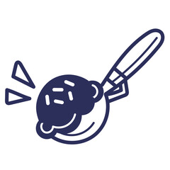 Ice Cream Doodle Icon