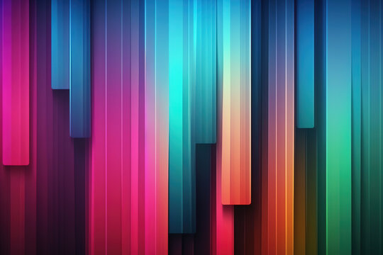 Abstract colorful background, Ai generated