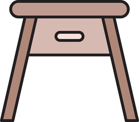 Table Icon Illustration
