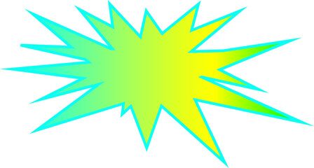 Obraz premium Star bubble speech pop art comic colorful decorative cartoon drawing frame background design illustration