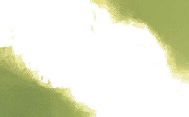 ちぎり和紙風斜めフレーム黄緑