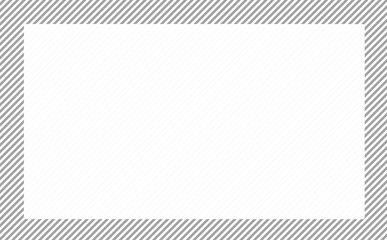 ストライプのシンプル枠グレー