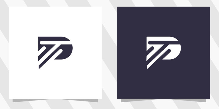 letter pt tp logo design