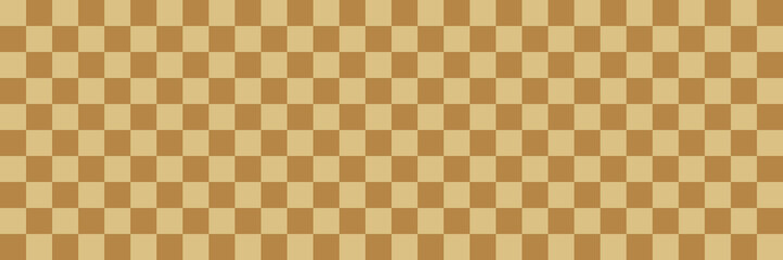 Checkered pattern background. golden and brown. Geometric ethnic pattern seamless. seamless pattern. Design for fabric, curtain, background, carpet, wallpaper, clothing, wrapping, Batik, fabric,Vector