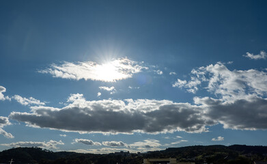 青空　雲