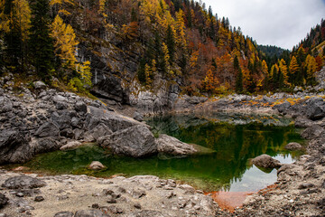 Seven Triglav lakes valley in Julian alps, Slovenia