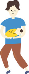 Fototapeta premium father hold a baby