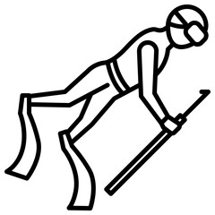 spearfishing line icon