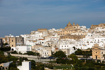 Fototapeta na wymiar View to the old city of Castellaneta