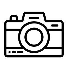 Icon camera illustration can be used for web app info graphic etc