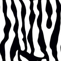 Zebra print pattern. Seamless zebra print. Zebra skin texture, generated by AI