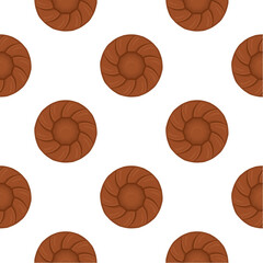 Pattern homemade cookie different taste in pastry biscuit