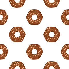Pattern homemade cookie different taste in pastry biscuit