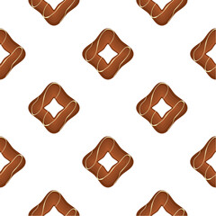 Pattern homemade cookie different taste in pastry biscuit