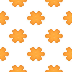 Pattern homemade cookie different taste in pastry biscuit