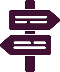 Fototapeta premium Route Camping Icon