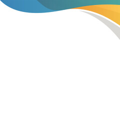 Gradient Wavy Transparent Corner