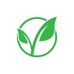 Leaf illustration logo