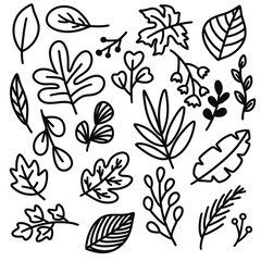 seamless pattern with leaves illustration